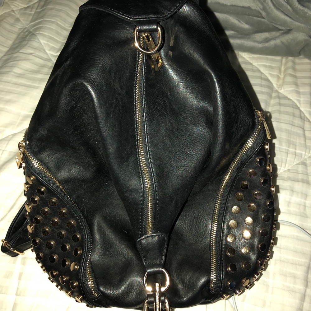 Leather backpack